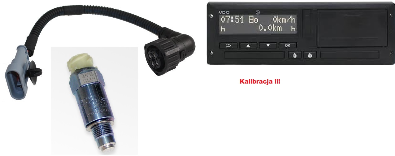 Z tachografem VDO Siemens 3.0 cena 3900 zł + VAT lub SMART 4.0 cena 4000 zł +Vat ----Cena Zawiera (Tachograf Continental Automotive VDO, Czujnik Kitas, Przejściówkę do czujnika iveco, Kalibrację na 2 lata oraz robocizna) image