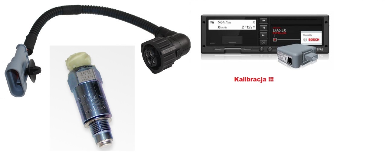 Z tachografem Efas 5 cena 3700zł +Vat Cena Zawiera (Tachograf Efas 4, Czujnik Kitas, Przejściówkę do czujnika iveco, Kalibrację na 2 lata robocizna) Image